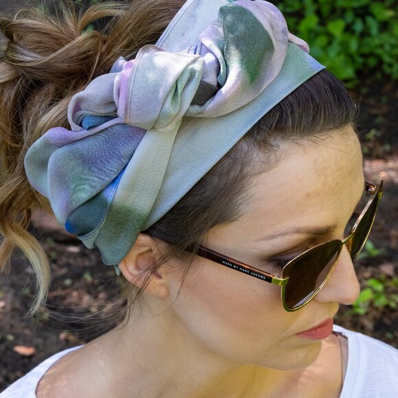 Silk Chiffon Scarf - Picture 2 of 3